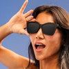 image:imagegoodr Glam G Polarized Sunglasses Women  Medium Fit CatEye Frames UV400 GradientMirrored Lenses No Slip Multi StylesNew Wave Renegade