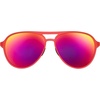 image:imagegoodr Polarized Aviator Sunglasses Large Sized Mach G UV400 Protection No Slip No BounceCaptain Blunts Redeye