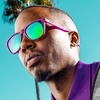 image:imagegoodr Gardening with a Kraken Polarized Sunglasses for Men amp Women Medium Sized OG Dark Purple Translucent Lens with Light Green Mirrored Reflective Lens UV400 Protection No Slip No Bounce