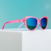 image:imagegoodr Glam G Polarized Sunglasses Women  Medium Fit CatEye Frames UV400 GradientMirrored Lenses No Slip Multi StylesFlamingo Couture