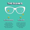 image:imagegoodr Glam G Polarized Sunglasses Women  Medium Fit CatEye Frames UV400 GradientMirrored Lenses No Slip Multi StylesFlamingo Couture