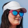 image:imagegoodr Glam G Polarized Sunglasses Women  Medium Fit CatEye Frames UV400 GradientMirrored Lenses No Slip Multi StylesFlamingo Couture