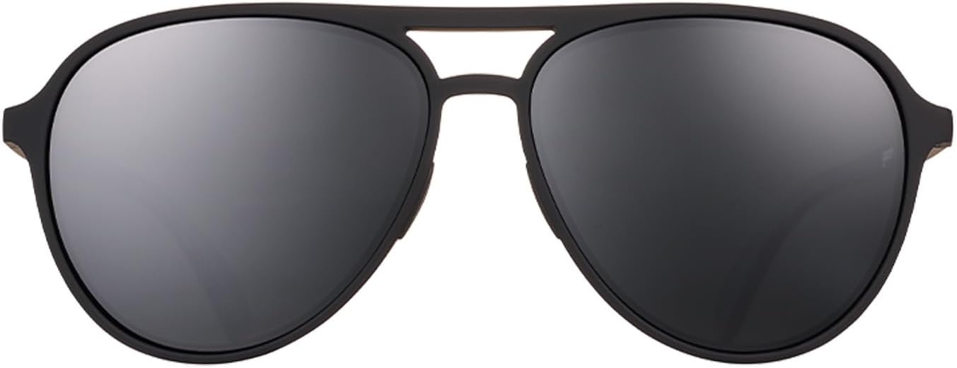 image:imagegoodr Mach G Polarized Sunglasses Women amp Men  Large Sized Aviator Frames UV400 NonReflectiveMirrored Lenses No Slip Multi ColorsOperation Blackout V1