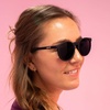 image:imagegoodr Circle G Polarized Sunglasses Women  SmallMedium Fit UV400 NonReflective Lenses No Slip Multi ColorsIts Not Black Its Obsidian