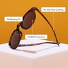image:imagegoodr Circle G Polarized Sunglasses Women  SmallMedium Fit UV400 NonReflective Lenses No Slip Multi ColorsNine Dollar Pour Over