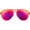 image:imagegoodr Mach G Polarized Sunglasses Women amp Men  Large Sized Aviator Frames UV400 NonReflectiveMirrored Lenses No Slip Multi ColorsCaptain Blunts Redeye